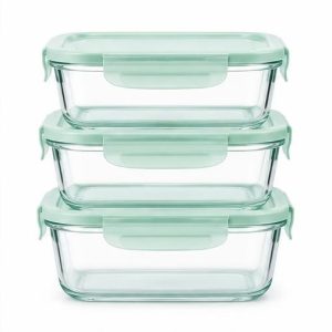 Glass Food Storage Container Set